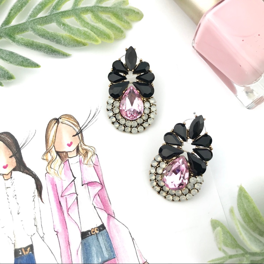 “Cassidy” Rock Stud Statement Earrings